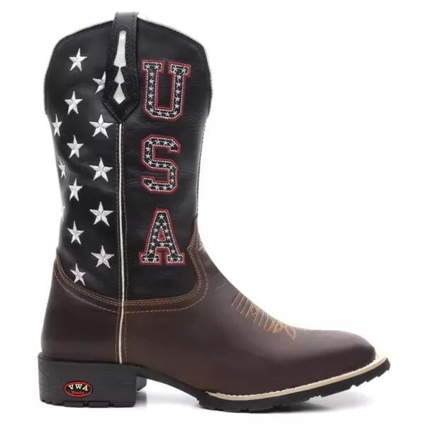 Bota Texana U.S.A. Star Masculino