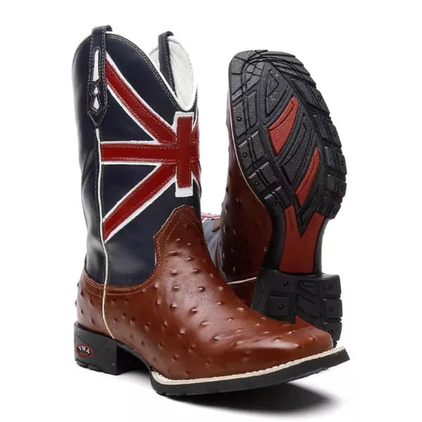 Bota Texana Avestruz England Masculino