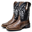 Bota Texana Thunder Escamada Café Masculino