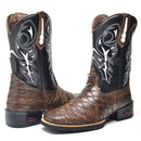 Bota Texana Thunder Escamada Café Masculino