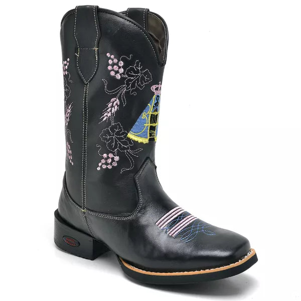 Bota Texana Piper Latego Preto Feminina