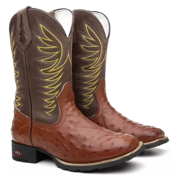 Bota Texana Avestruz Phineas Masculino