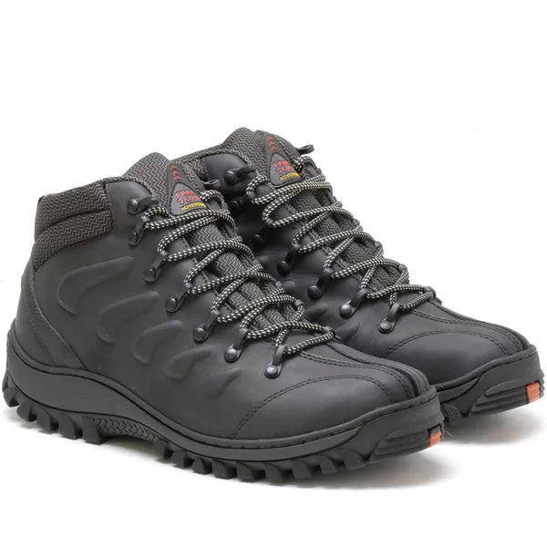 Bota Adventure Serra 100% Couro Preto