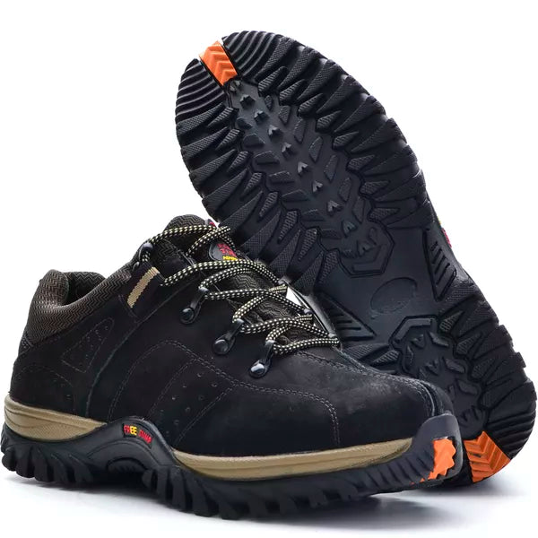 Tênis Adventure Shake 100% Couro Preto