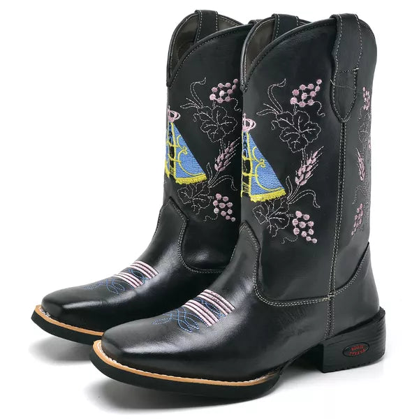 Bota Texana Piper Latego Preto Feminina