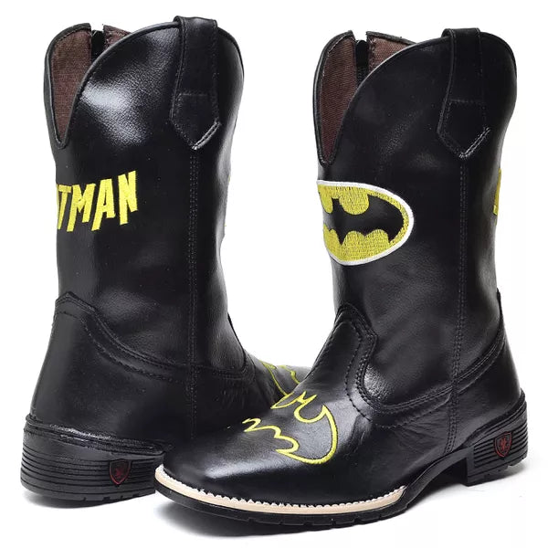 Bota Texana Batman Infantil