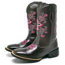 Bota Texana Cruz Rosa Feminina
