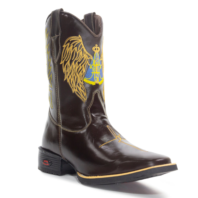 Bota Texana Fé Amarelo Feminina