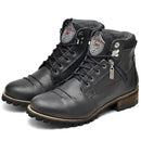 Coturno Shane Latego Semi Cromo em Camurça Preto