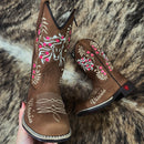 Bota Texana Flower Horse Personalizada Infantil