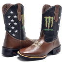 Bota Texana Monster Marrom Masculino