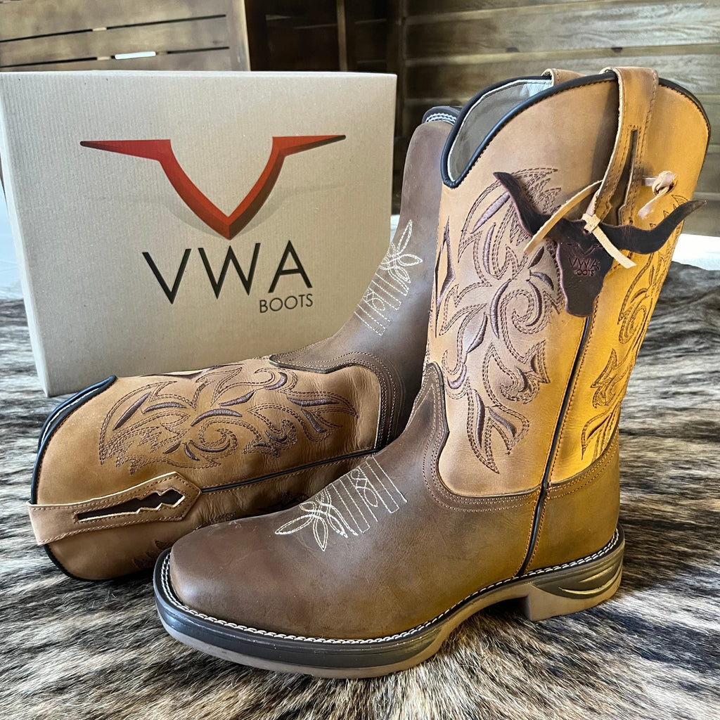 Bota Texana Masculina Roamer Bico Quadrado Solado Jump VWA Boots