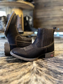 Botina Texana Inspiração Couro Tilapia em Couro Legitimo Bovino