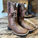 Bota Texana Feminina Horse Flowers
