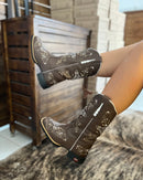 Bota Texana Feminina Elara Bico Quadrado