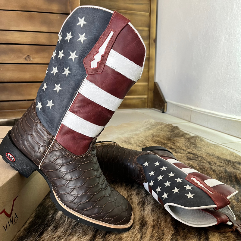 Bota Texana U.S.A. Escamada Masculino