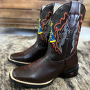 Bota Texana Lariat Café Masculino