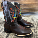 Bota Texana Lariat Café Masculino