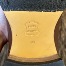 Botina Texana Em Couro Premium Salto de Madeira