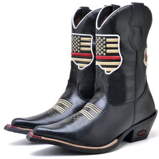 Bota Texana Bico Fino Cano Longo Maverick Masculino