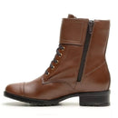 Coturno Isa em Couro com Fivela Feminino