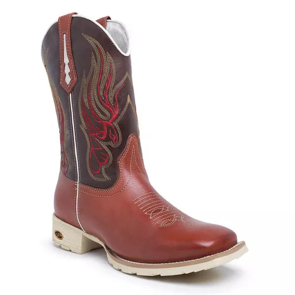 Bota Texana Fire Vermelha Masculino