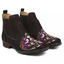 Botina Feminina Aurora em Couro