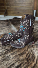 Bota Texana Feminina Ellie Bico Quadrado