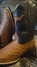 Bota Texana Avestruz Bull Masculino