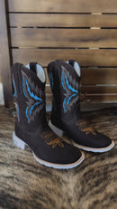 Bota Texana Wild Masculino Solado Branco