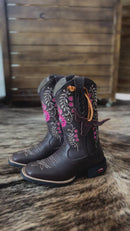 Bota Texana Feminina Sage Bico Quadrado