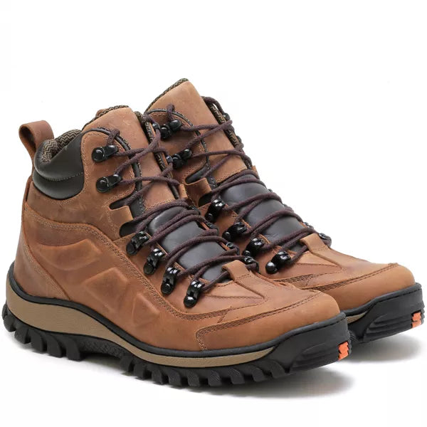 Bota Adventure Couro Legítimo Palmilha Gel Anatômica