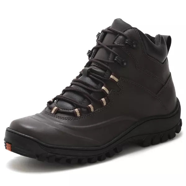 Bota Adventure Couro Sintético Palmilha Gel Anatômica