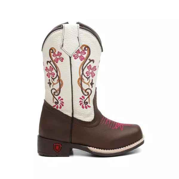 Bota Texana Flores Infantil