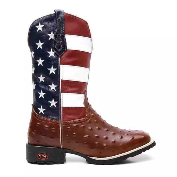 Bota Texana Avestruz U.S.A. Venture Masculino