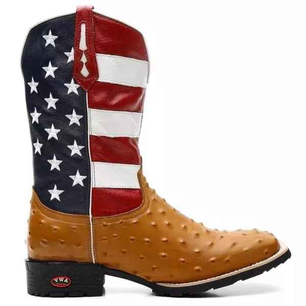 Bota Texana Avestruz U.S.A. Masculino