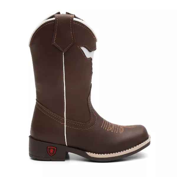 Bota Texana Bull White Infantil