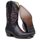 Bota Texana Bico Fino Cano Longo Beat Masculino