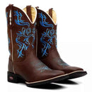 Bota Texana Feminina Yelena Bico Quadrado