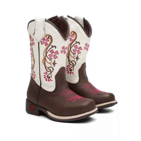 Bota Texana Flores Infantil