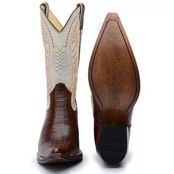 Bota Texana Bico Fino Cano Longo Bliss Masculino