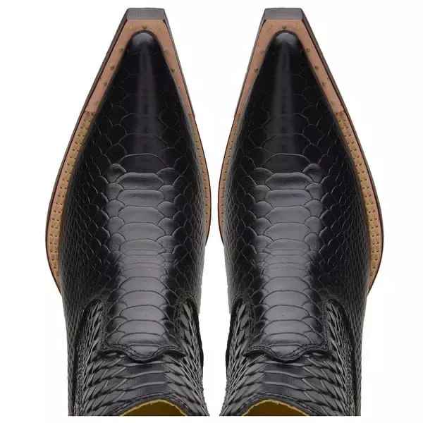 Bota Texana Cano Curto Bico Fino Ryker Masculino