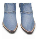 Bota Texana Cano Curto Bico Fino Tooth Masculino