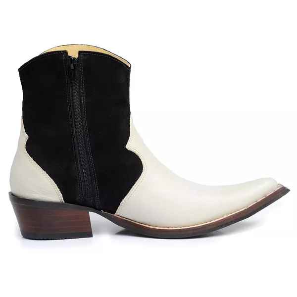 Bota Texana Cano Curto Bico Fino Wander Masculino