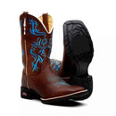 Bota Texana Feminina Yelena Bico Quadrado